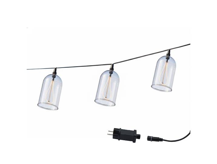 Guirlande Filament Glow Light 8 Cloches 15m