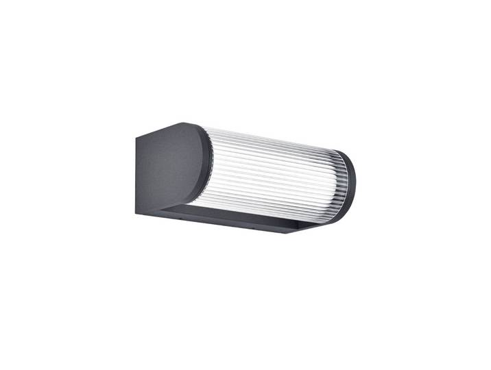 Viokef Außenwandleuchte Monaco, alu / grau / zink, Aluminium, Modern