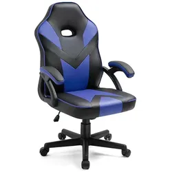 Wellhome Universal-Gaming-Bürostuhl mit Armlehnen, Blau