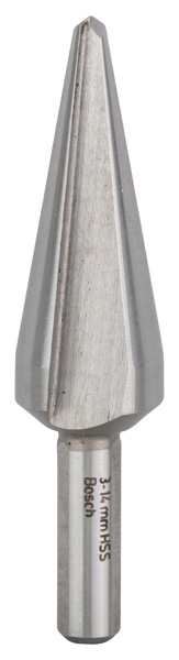 Bosch Blechschälbohrer HSS, zylindrisch, 3 - 14 mm, 58 mm, 6 mm 2608596399