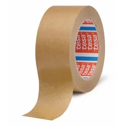 6x TESA Papierklebeband tesapack 4313 lösungsmittelfrei 50mm braun