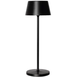 Akku LED-Tischleuchte MAULnina dimmbar, inkl. Ladestation schwarz