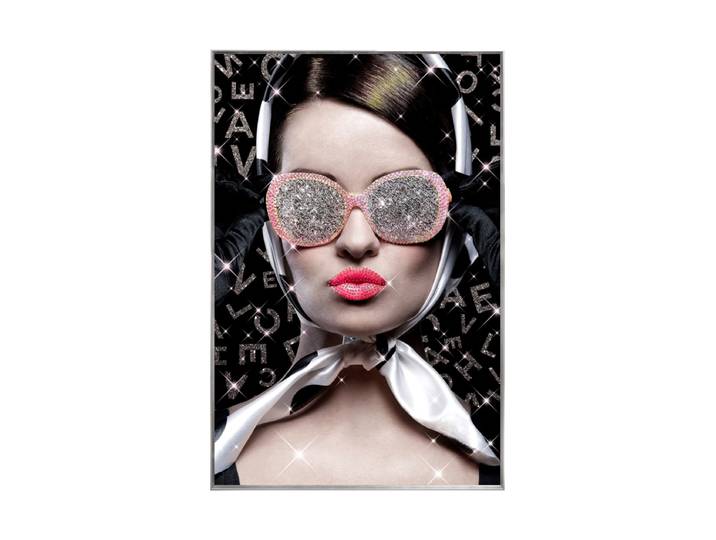 Glasbild „Glitzernder Ausblick“ 80 x 120 cm Multicolor Crea Collection