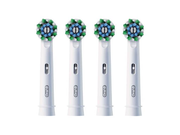 Oral-B Pro CrossAction Bürstenköpfe 4 Stück Weiss