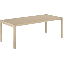 Muuto Workshop Tisch, 200 x 92 cm, eichenfurnier / eiche natur