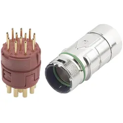 Lapp EPIC Steckverbinder M23 12pol, Elektronikkabel + Stecker, Rot
