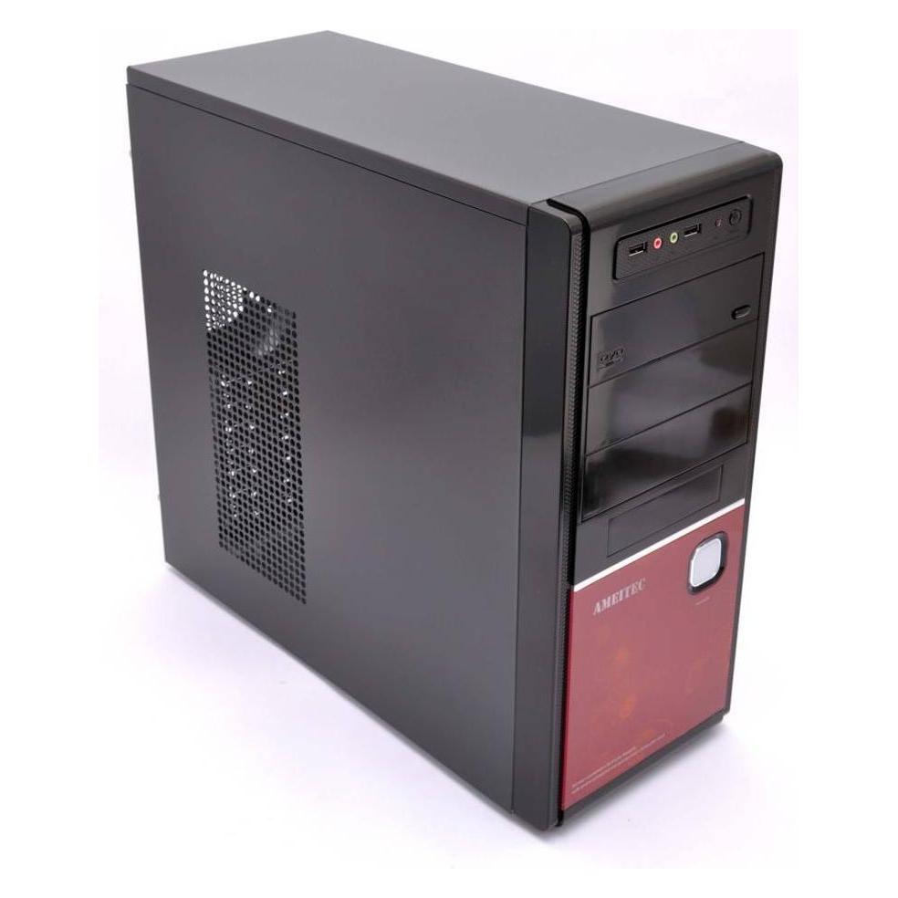 Exactgame AMEI Case AM-C3001BR (black/red) (mATX, Mini-ITX) (AMEI Case AM-C3001BR)