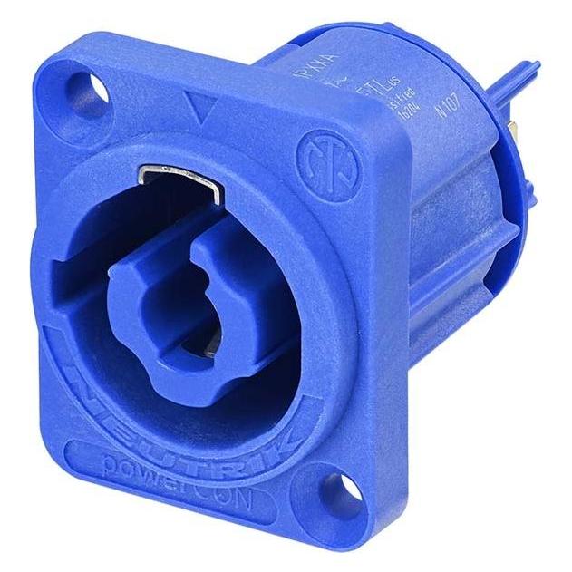 Neutrik NAC3MPXXA - PowerCON-Einbaustecker blau (NAC3MPXXA)