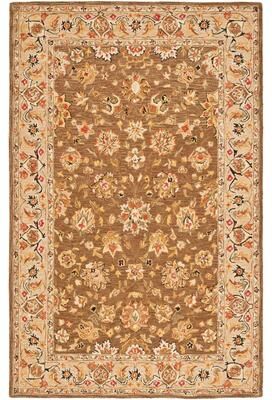 SAFAVIEH Handmade Chelsea Emerald French Country Wool Rug
