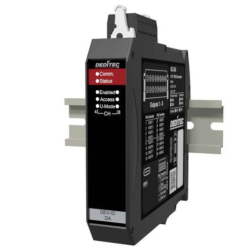 Deditec UC-USB-DA4_16 UC-USB-DA4_16 D/A Wandler USB-C Anzahl digitale Ausgänge: 0 Anzahl digitale Eingänge: 0 Anzah