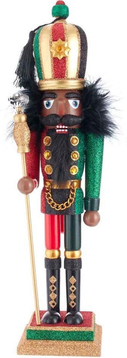 Kurt S. Adler African American notenkraker voor op tafel, Hoogte: 42 cm