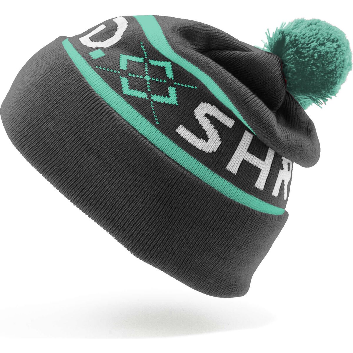 Shred Woodside Beanie charcoal/aqua (GREY) ACWDBN14-GREY