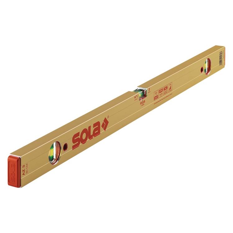 Sola Messwerkzeuge Alu Rohrprofil Wasserwaage AZ3 Länge 2,0m (200 cm) (1169701)