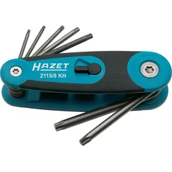 HAZET Winkelschraubendreher-Satz Innen TORX® Profil 8-teilig - 2115/8KH