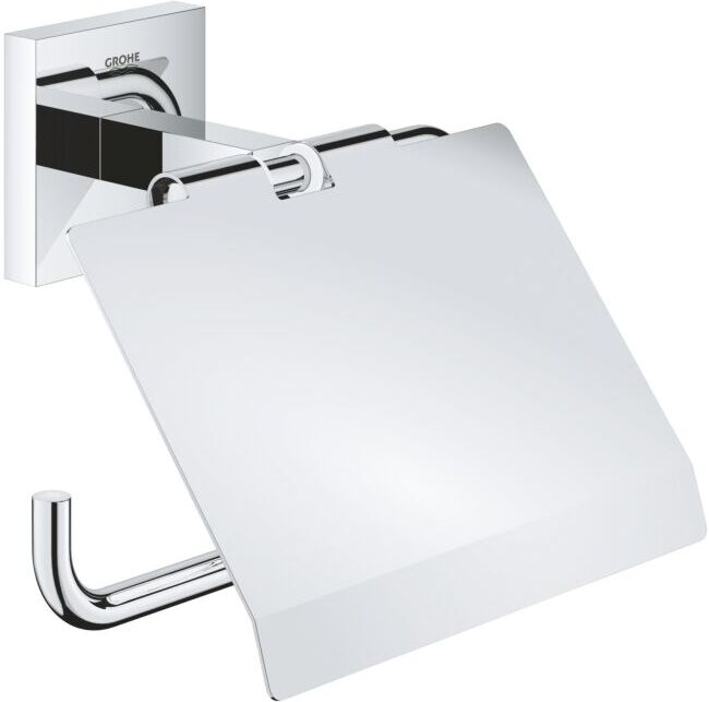 Grohe Start Cube Toilettenpapierhalter 41102000 Chrom, mit Deckel