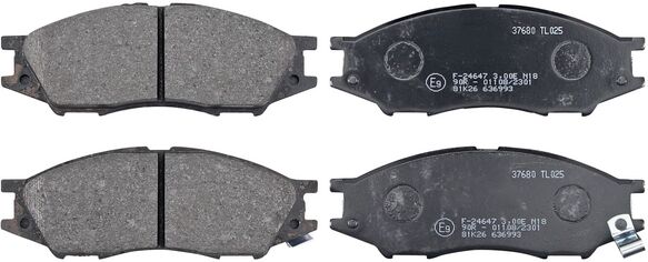A.B.S. Bremsbelagsatz, Scheibenbremse 37680 Für Nissan