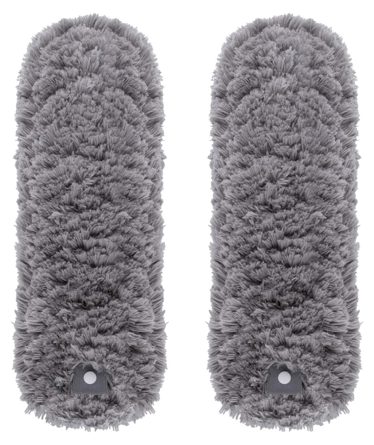 Dripio Microvezel-stofdoekjes, 2 stuks, grijs, wasbaar, 32 x 11 cm