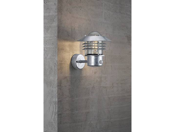 Applique murale Vejers Up capteur 22 x 23 x 26cm Argenté/Argenté