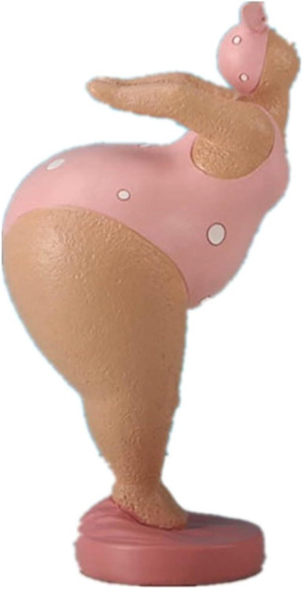 Handgemaakt Yoga Beeldje Damesfiguur voor Woondecoratie