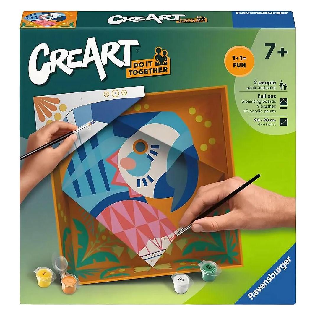Ravensburger CreArt Do it together - Papagei (25864)