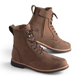 Modeka Wolter II urban Motorradstiefel braun - 42