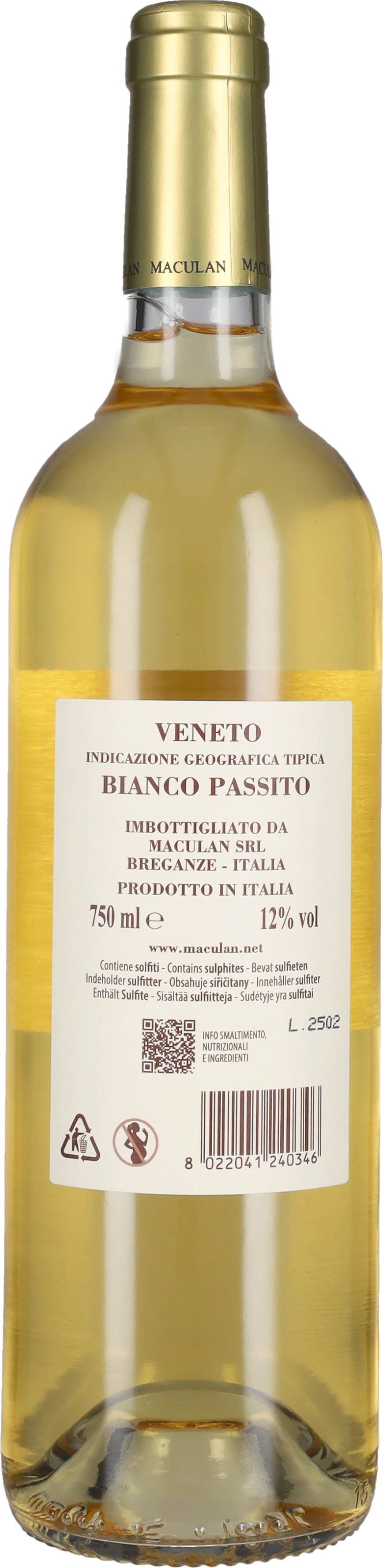 Passito 'Dindarello' Maculan 2025 - 75cl
