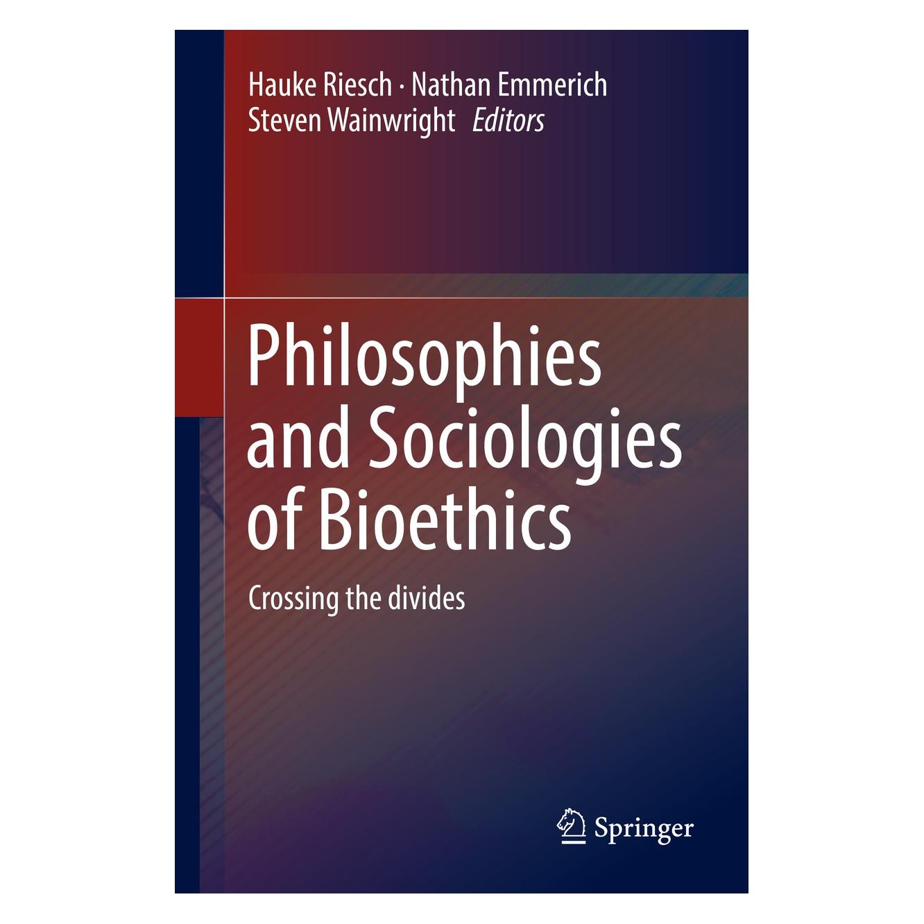 Springer Integrating the Sociology and Philosoph (Englisch, Hardcover, Hauke Riesch, Nathan Emmerich, Steven Wainwright) (9783319927374)