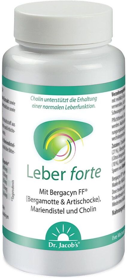 Dr. Jacob's Leber forte Bergamotte Mariendistel Cholin 60stk