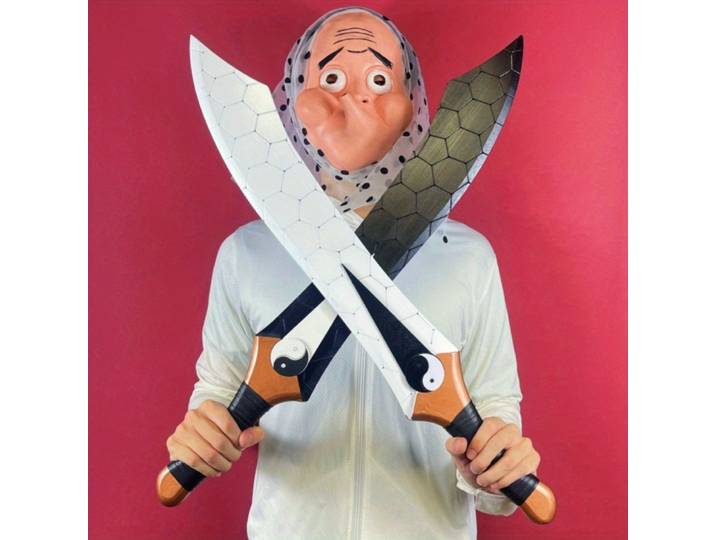 30 pouces Archer Katana destin/séjour nuit taille réelle japonais Katana Anime Excalibur épée Cosplay accessoire samouraï sabre Ninja couteau jouet
