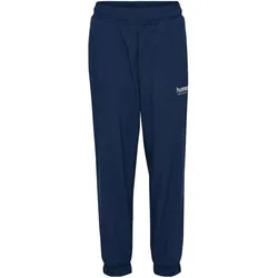 hummel, Jungen, Sporthose, Hmljr Loose Tracksuit Pants (128), Blau