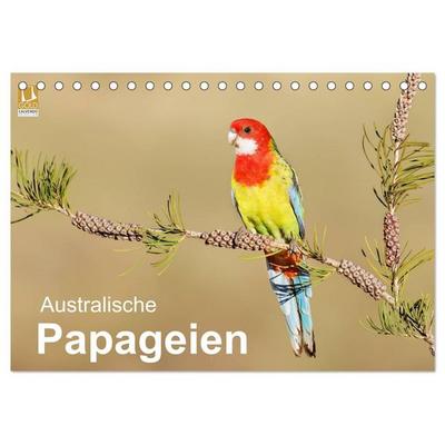 Australische Papageien (Tischkalender 2027 DIN A5 quer), CALVENDO Monatskalender