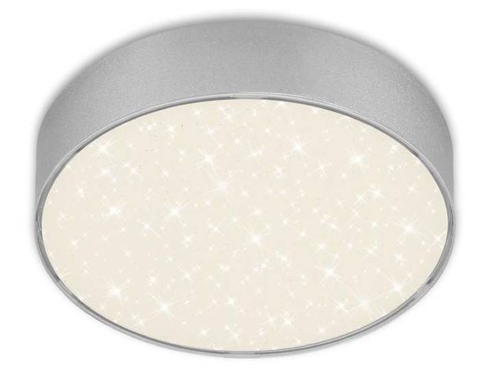 Plafonnier LED BRILONER LEUCHTEN FLAME STAR\, 11 W\, 1000 lm\, IP20\, couleur argent\, métal-plastique\, Ø 15\,7 cm