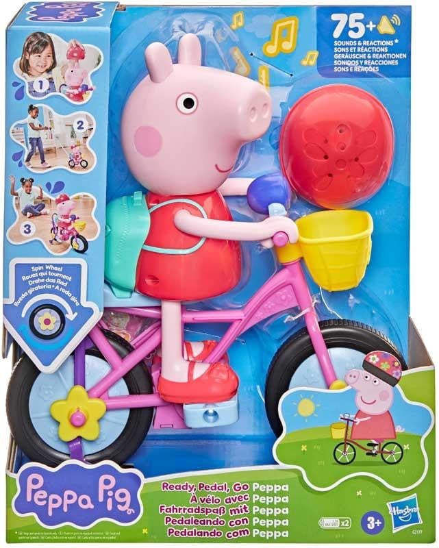 Peppa Pig Ready Pedal Go speelgoed met rookeffect en AAA-batterijen