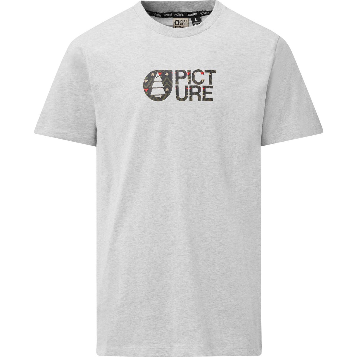 Picture Basement Camo Tee melange (A) XL MTS1363AGrey MelangeXL