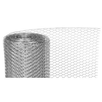 PROREGAL Maschendrahtzaun Sechseckgeflecht KEEPY, Höhe 1,0 Meter, Länge 25 Meter, Maschenweite 16mm, Drahtstärke 0,7mm, Verzinkt, Drahtzaun Hasendraht
