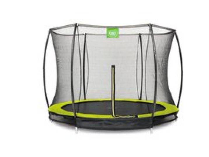 EXIT TOYS Trampoline au sol Silhouette avec filet de sécurité (ø 305 cm)
