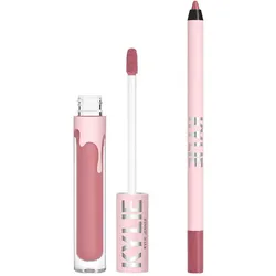 Kylie Jenner, Lippenstift + Lipgloss, Kylie Cosmetics Set Velvet Liquid Lipstick + Lip Liner (305 Harmony)