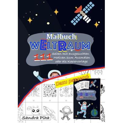 KitaFix Malbuch Weltraum, Taschenbuch von Sandra Plha, Tredition, 978-3-384-20593-3