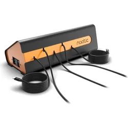 Port Designs Ladestation (65 W, 5 Ports), USB Ladegerät, Kupfer, Schwarz