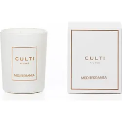 Culti Mediterranea Duftkerze 70 g, weiß, im glänzenden Glas