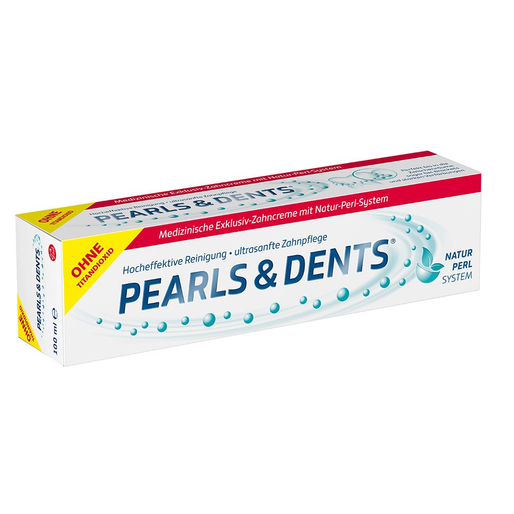 Pearls & Dents Exklusiv-Zahncreme ohne Titandioxid 100 ml Zahncreme