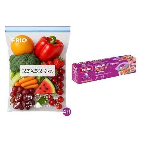 Frio 20 Gefrierbeutel wiederverwendbar und luftdicht - Packung mit 20 Stück (20x) (60467189)