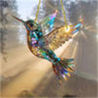 Inspire Essentials Acrylic Bird Window Hanging Ornament Flower Animal Pendant Decor 8