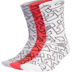 ADIDAS Herren Socken GER AOP 3PP, Größe 46-48 in Grau Grau