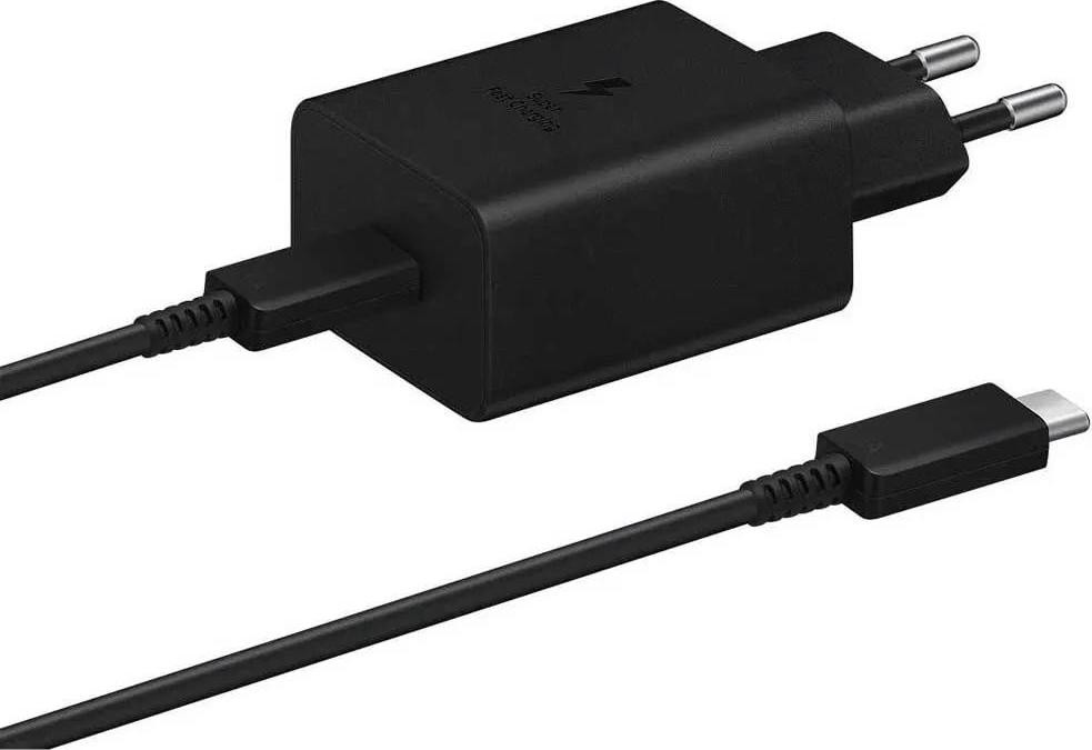 Samsung EP-T1510EBE + EP-DA705BBE reislader met USB-A en USB-C, 15W, zilver