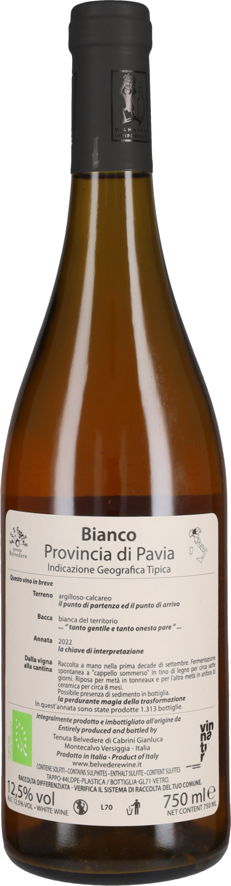 Bianco 'Lo Amo Macerato' Tenuta Belvedere 2023
