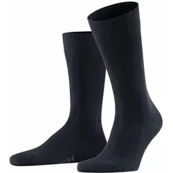 FALKE Herren Socken - Family SO, Allrounder Strümpfe, Uni, Baumwollmischung Dark Navy / 47-50