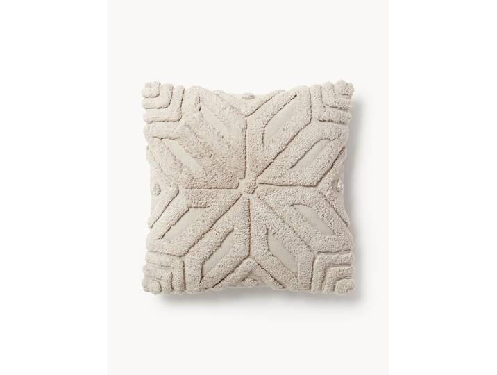 Coussin d'assise graphique en coton Sevil