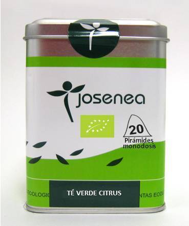 Josenea Te Verde Citrus Bio. B-10 Piramides 20 gr