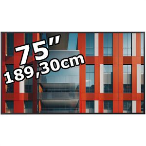 Sharp Digital-Signage MultiSync ME752, 75 Zoll, 4K UHD 3840 x 2160, 450 cd/m², 18/7 Betriebszeit